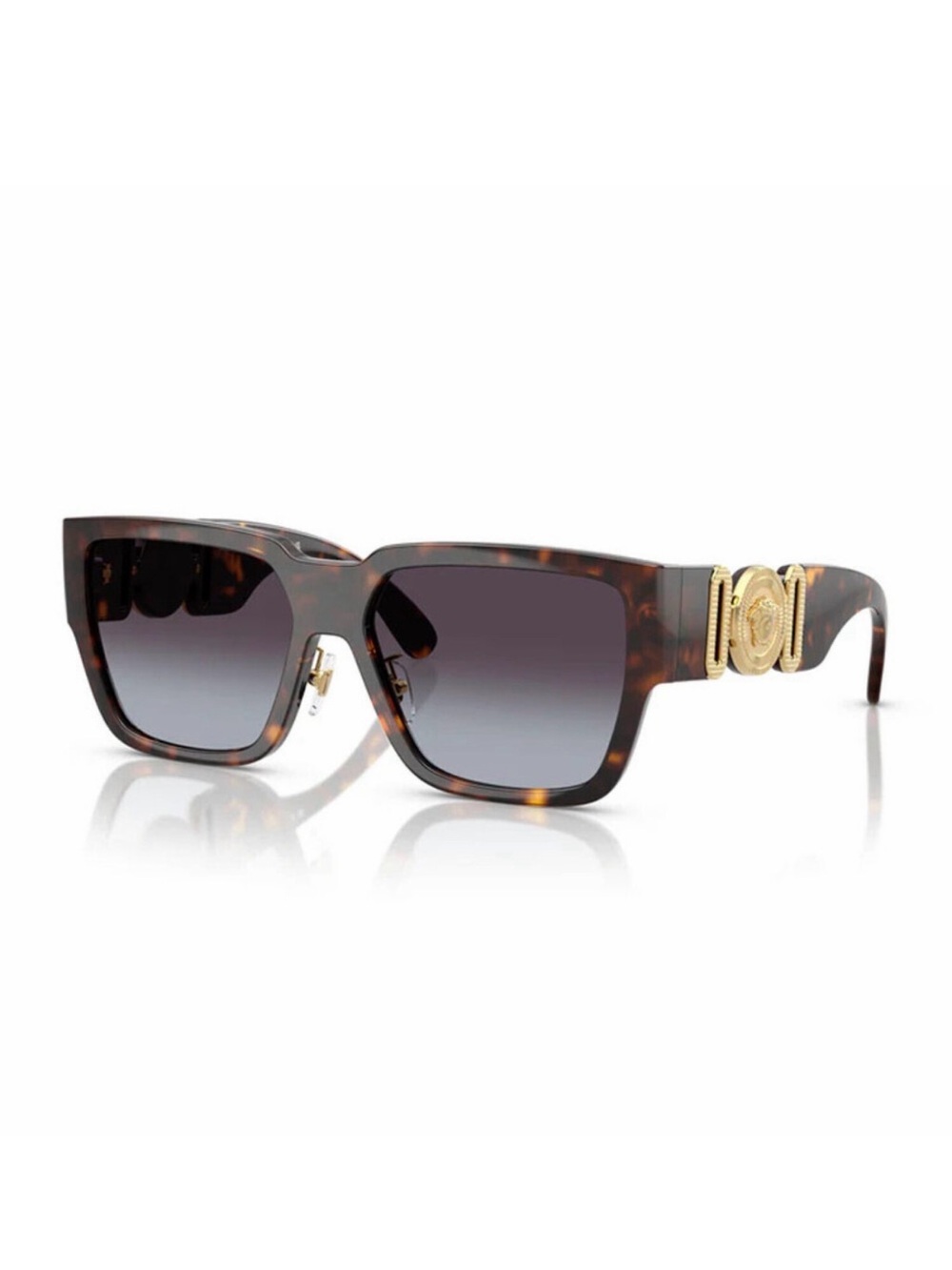 NEW Versace VE4483D 108/8G Havana/Gold Sunglasses Authentic